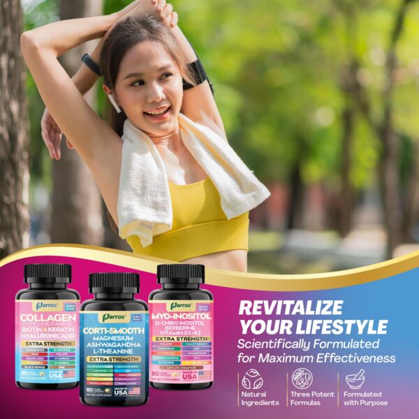 Cajas y frascos en estanteria