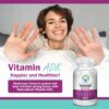 parte inferior envase suplemento vitaminas adk