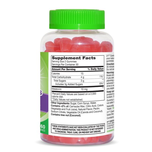 parte trasera caja gomitas melatonina VitaJoy