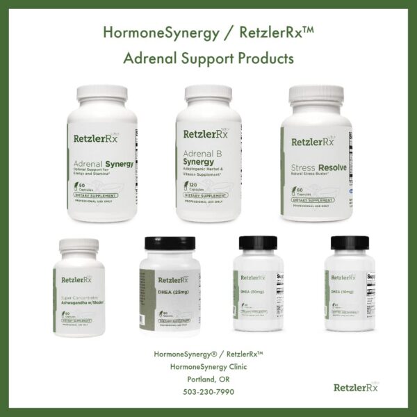 Parte trasera caja RetzlerRx Ashwagandha con Shoden información