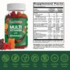 Parte trasera etiqueta gominolas YumVs multivitamínicas para niños