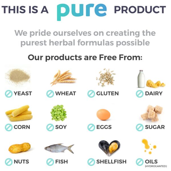 Suplemento PURE CO cápsulas concentrado arándano 25,000mg