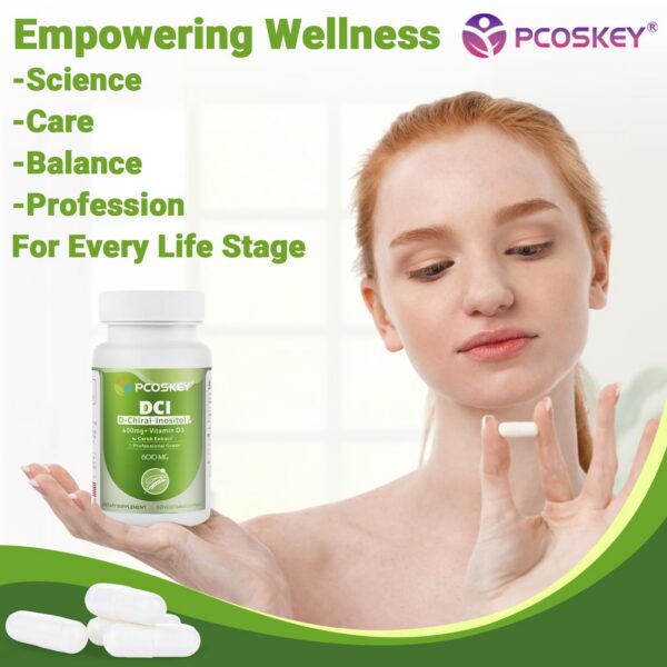 Etiqueta nutricional de pcoskey D-Chiral-Inositol