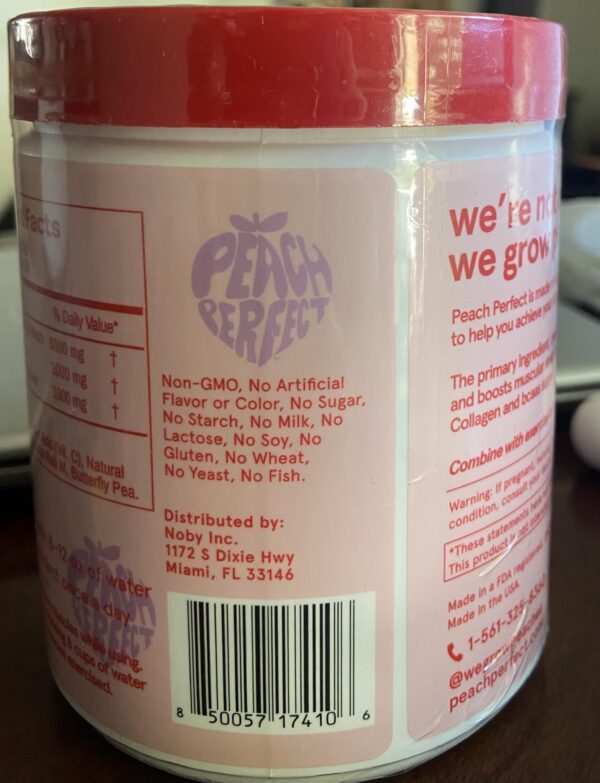 Frasco con tapa cerrada y etiqueta