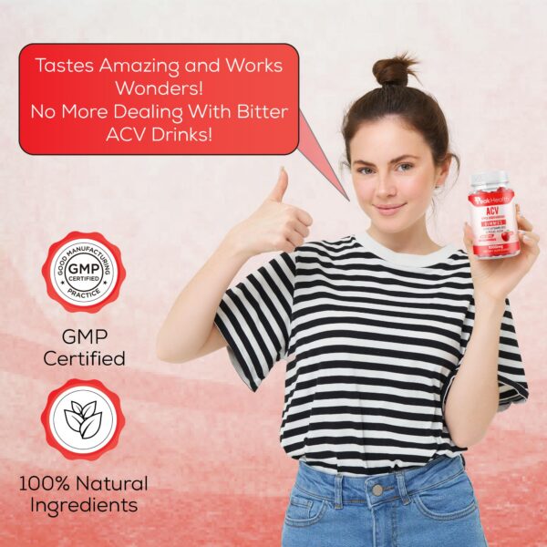 Peakhealth sabor manzana en gomitas