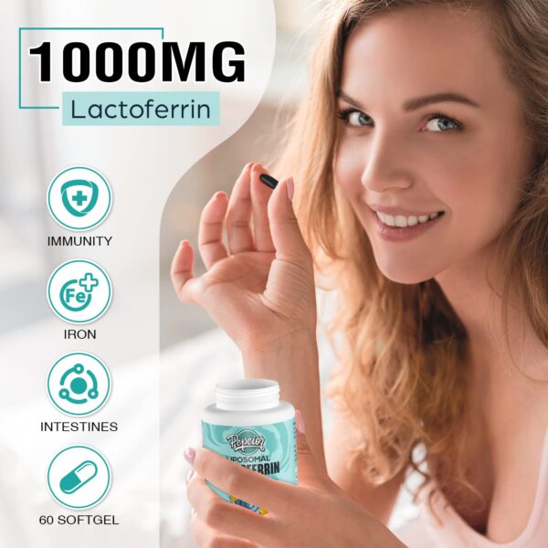 Caja de Pepeior Lactoferrin liposomal