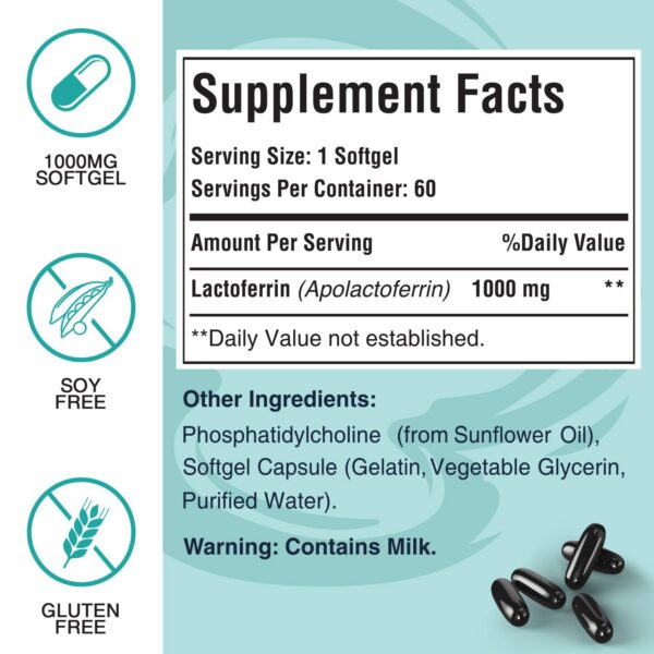 Frente de empaque Pepeior Lactoferrin liposomal