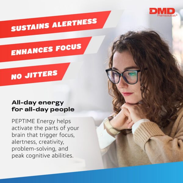 Información de dosificación en PEPTIME tabletas