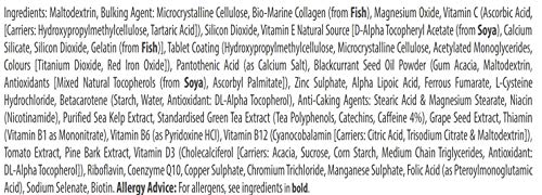 Perfectil Platinum tableta para nutrición y protección cutánea