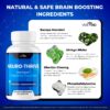 Píldoras Neuro Thrive con extracto de ginkgo biloba
