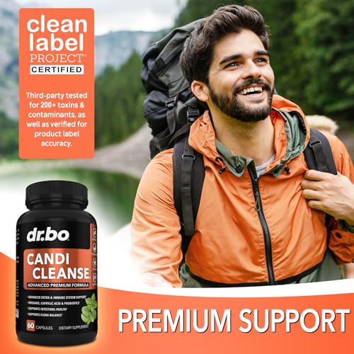 Version 1.0.0 Píldoras de suplemento de apoyo candi con ácido caprílico