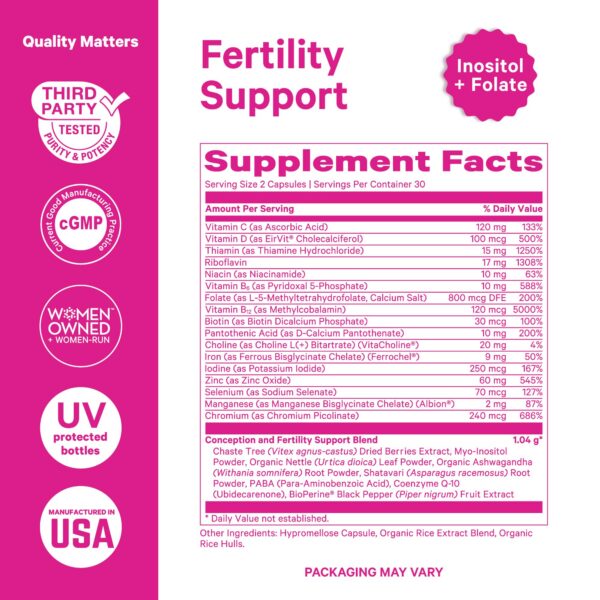 Conjunto de productos de fertilidad