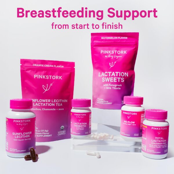 Porción de 1200 mg de Lecitina Pink Stork