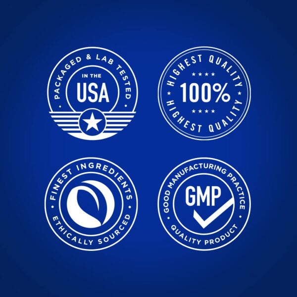 Frasco de glucosamina en paquete