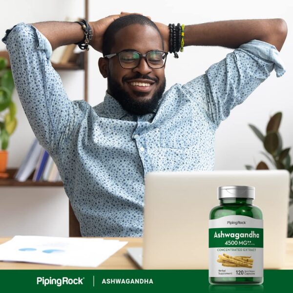 Piping Rock suplemento ashwagandha contenido cápsulas naturales