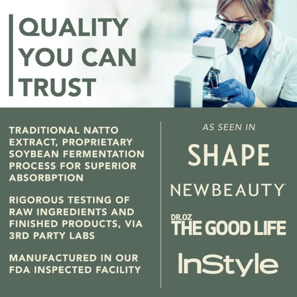 Detalle de etiqueta nattokinase Plant.O