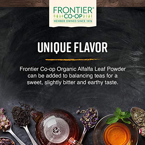 Planta de alfalfa en campo