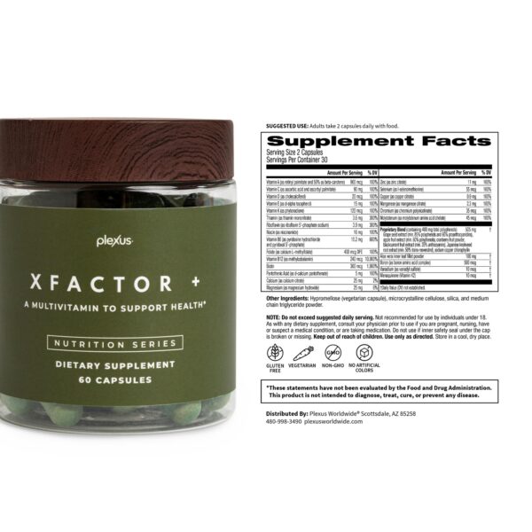Plexus Xfactor+ y estilo de vida saludable
