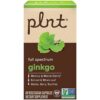 plnt ginkgo suplemento 60 cápsulas veganas