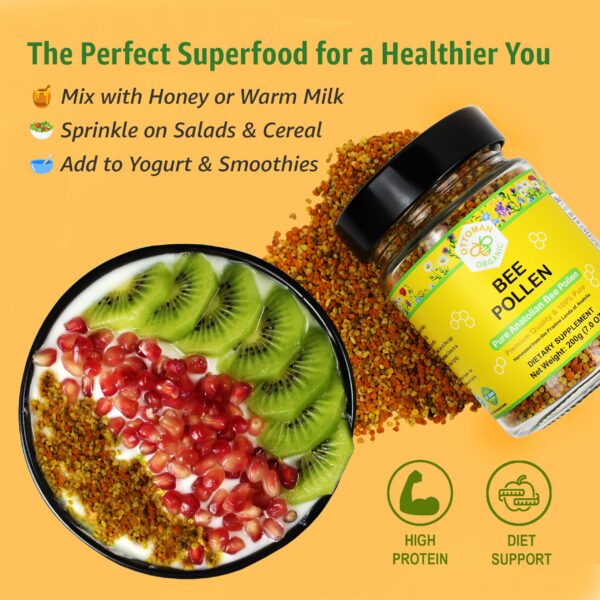 Envase de 200 g polen abeja