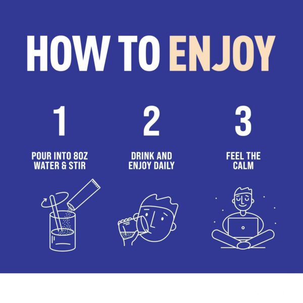 Polvo adaptogénico VivoNu Calm & Sleep con vitaminas