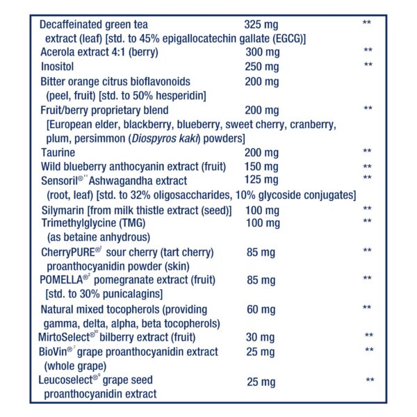 Polvo antioxidante multivitamínico Life Extension Mix