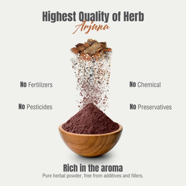 Polvo de Arjuna no OGM en presentación de 454 gramos