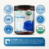 Polvo para bebidas espirulina azul orgánico Biophix