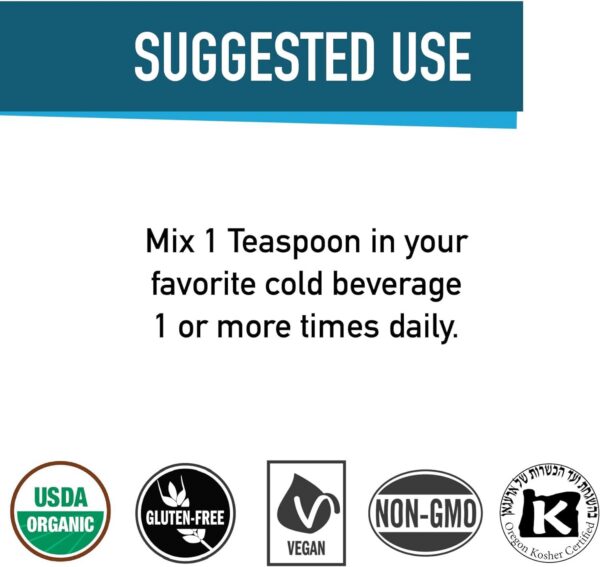 Polvo Blue Majik E3LIVE en bolsa resellable