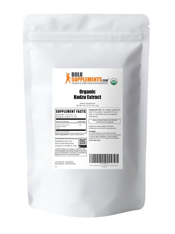 Polvo BulkSupplements 1kg Extracto de Raíz de Kudzu