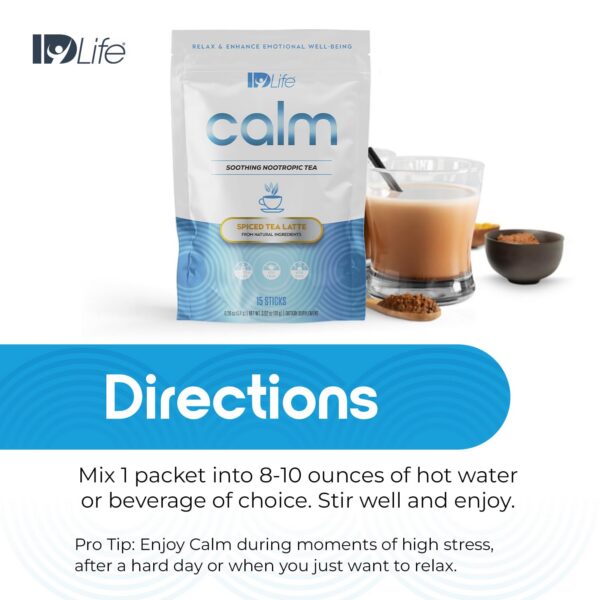 Polvo Calm suplemento adaptogénico para apoyo emocional