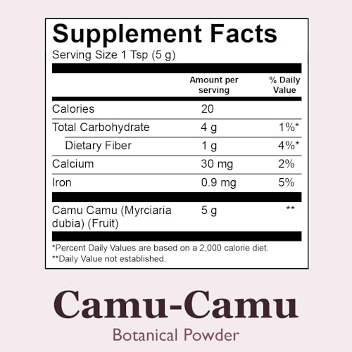 Version 1.0.0 Polvo de Camu Camu para suplemento natural