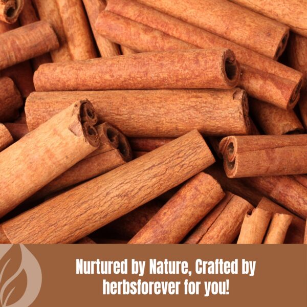Polvo de canela herbsforever para uso en recetas saludables y batidos