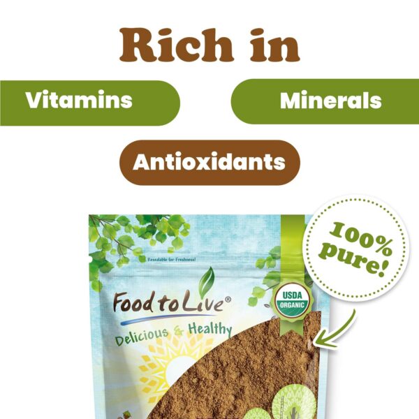 Polvo Food to Live para añadir a sopas, salsas y postres