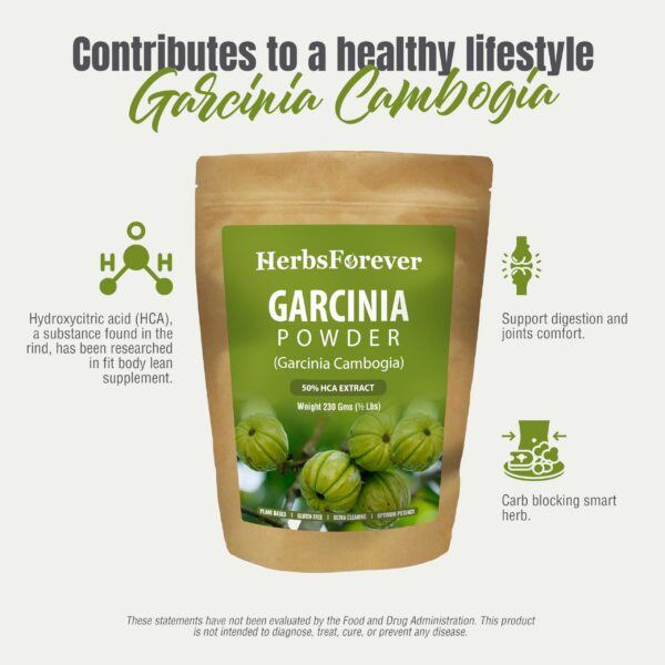 Polvo Garcinia Cambogia Herbsforever sacudido