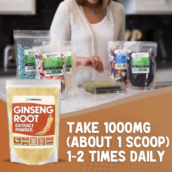 Ginseng Panax extracto en polvo para dieta equilibrada y vitalidad