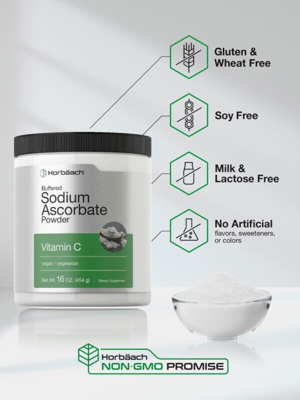 Polvo Horbäach vitamina c fácil de disolver y saludable