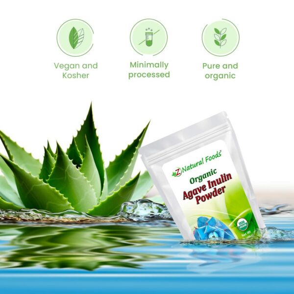 Polvo natural de inulina de agave para recetas saludables