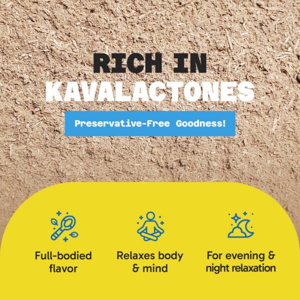 Polvo kava noble secado al sol en envase Fiji Vanua