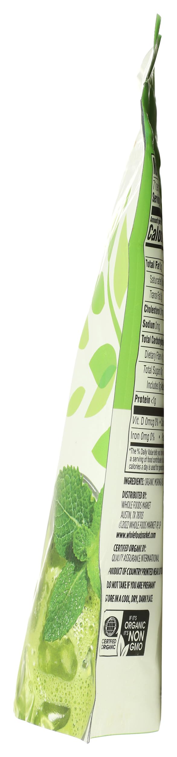 Polvo moringa orgánico de 5 onzas de la marca 365