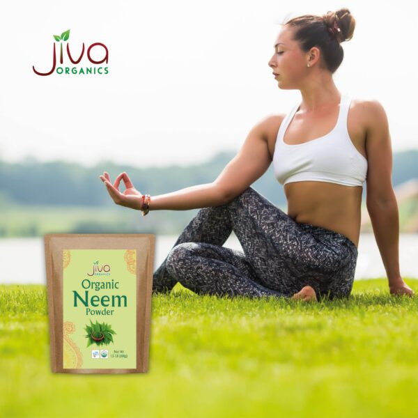 Version 1.0.0 Polvo de neem Jiva Organics sostenible y de comercio justo