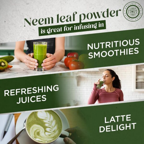 Polvo natural de Neem 100% vegano sin gluten