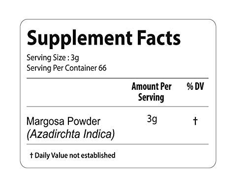 Version 1.0.0 Polvo de neem tratado con vapor para puridad Bixa Botanical