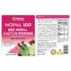 Polvo de nopal rojo en cuchara Maxx Herb
