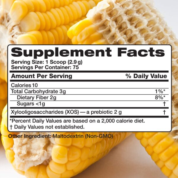 Polvo Nutrasumma XOS prebiótico 218g apoyo sistema inmune y metabolismo