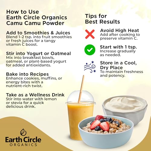 Polvo orgánico de Camu Camu en la mano