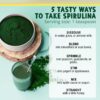 Polvo orgánico de espirulina MAJU beneficios para salud
