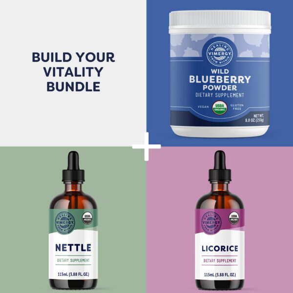 Polvo orgánico de hongo chaga Vimergy para preparar té y batidos