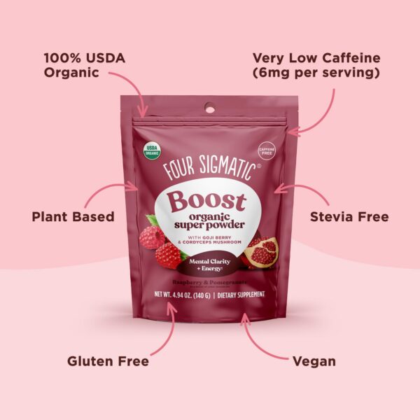 Polvo Perform Four Sigmatic para energía natural adaptógena