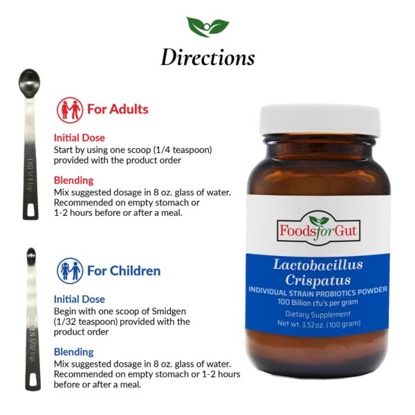 Polvo probiótico Foods For Gut para salud digestiva e inmunidad